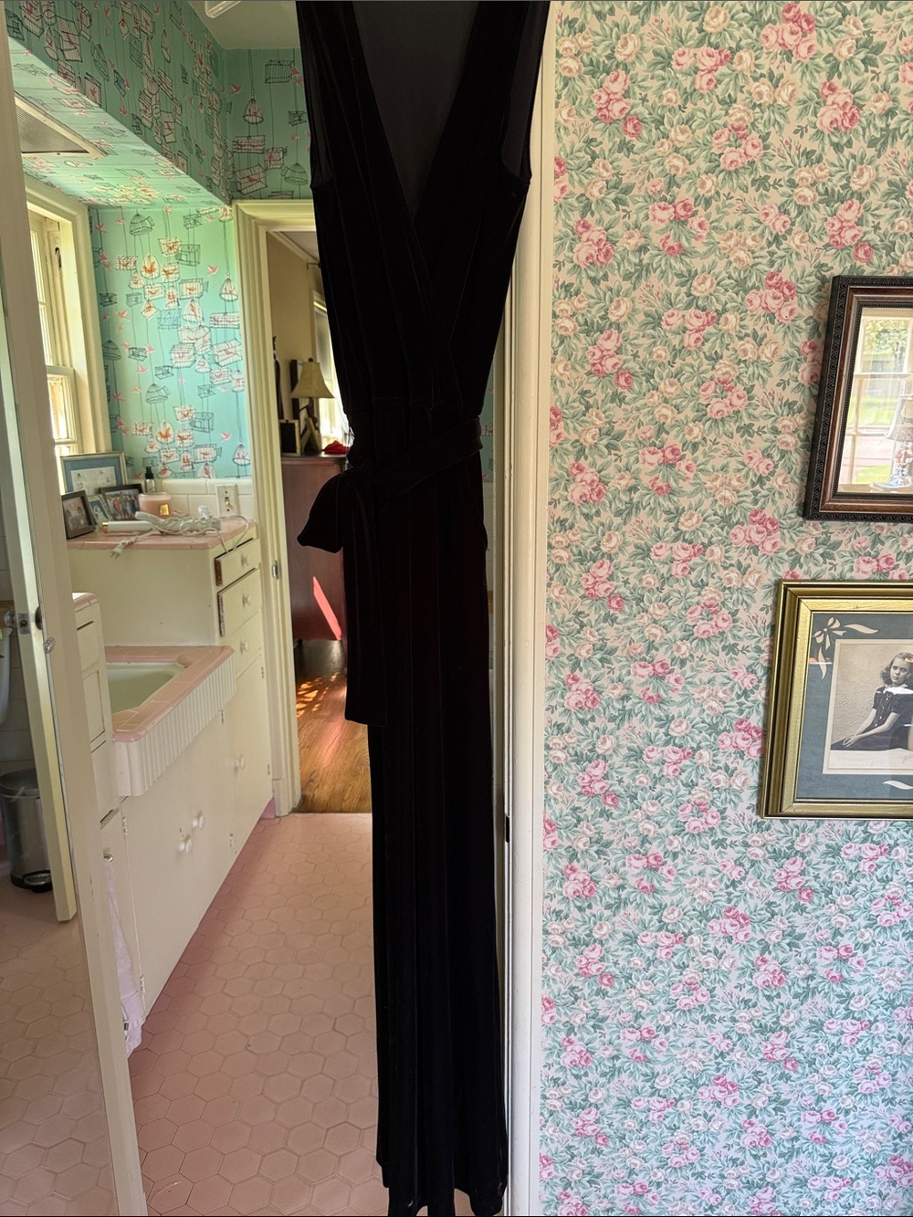 Classic Black Velvet Jumpsuit